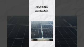 INSTALLED 5KW SOLAR SYSTEM solar solar solarsystem utlsolar shorts shortsviral viralvideo [upl. by Courcy]