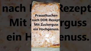 Prasselkuchen nach DDR Rezept shorts food rezept [upl. by Nogam]