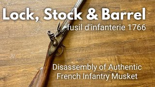 Rare French ‘Charleville 176668’ Musket Disassembly charleville flintlock thepatriot [upl. by Dewain]