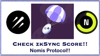 Check your zkSync Activity score Nomis [upl. by Suravaj]