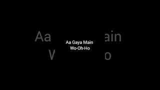 Aaya Na Tu  Lyrics  Black Screen Status [upl. by Ssidnak775]