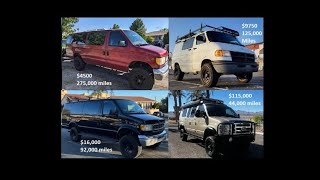 Camper Vans for sale  2wd Lift kits amp 4x4 conversions  A lifted Dodge Ram Van 4500115000 [upl. by Babby30]