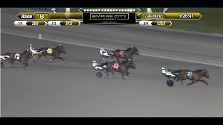 6YO Incommunicado amp Daniel Dube won Invitational 39000 in 1533 1106 at Yonkers Raceway [upl. by Margot884]