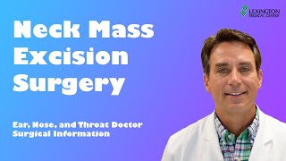 Neck Mass Excision Surgery [upl. by Notrom]