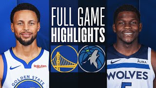 WARRIORS at TIMBERWOLVES  FULL GAME HIGHLIGHTS  March 24 2024 [upl. by Ralston823]