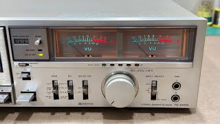 Vintage 1980 SONY TCK45M Stereo Cassette Deck Maintenance Repair Restoration stereo retro [upl. by Darrel]