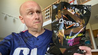 Doritos Flamin’ Hot Mystery Flavor Tortilla Chips My Review [upl. by Lorien48]