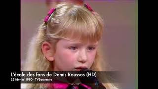 Lécole des fans de Demis Roussos 25 février 1990 HDd [upl. by Luapnoj]