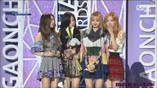 VOSTFR 220217  Discours des BLACKPINK pour laward attribué à BIGBANG aux GCA 2017 [upl. by Ravaj]