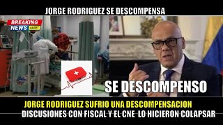 URGENTE Se descompensa JORGE RODRIGUEZ CNE y FISCALIA les da LA ESPALDA [upl. by Frendel75]