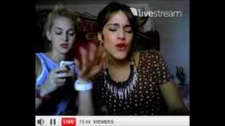 Tini y Mechi  twitcam 03032013 [upl. by Doolittle718]