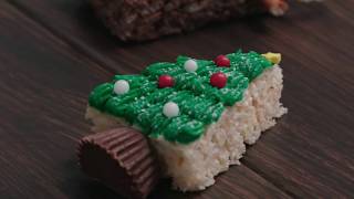 Rice Krispies Treats Holiday Hack Christmas Tree [upl. by Ecidnak911]