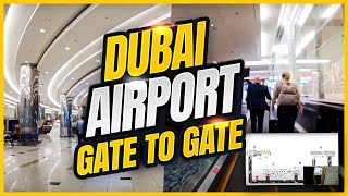 Dubai International Airport DXB Terminal 3 Walkthrough Gate A14 to C21 Transfer and Transit Guide [upl. by Carce668]