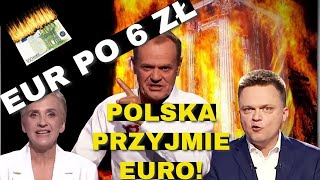 KURS EURO PO 9 ZŁ ZAPAŚĆ ZŁOTEGO POLSKI ZŁOTY DO LIKWIDACJI [upl. by Atinot]