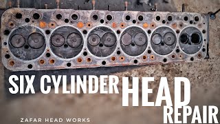 SIX CYLINDER ENGINE HEAD REPAIR is live [upl. by Teyugn]