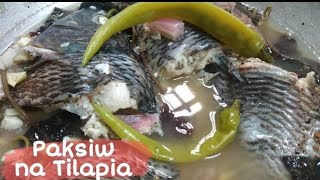 Paksiw Na Tilapia 😋 [upl. by Euqnimod]