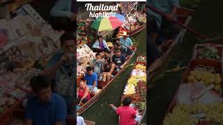 Damnoen Saduak Floating Market Thailand [upl. by Eben]