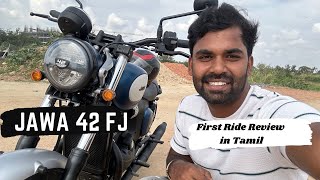 Jawa 42 FJ New model 2024  Ride Review in Tamil Better than Hunter and CB 350 [upl. by Loats]