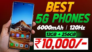 Best 5G phone under 10000 in 2024  6000mAh Battery 6GB  128GB  120Hz Display [upl. by Somerville]