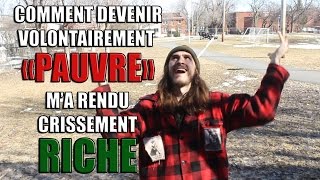 Comment devenir volontairement quotpauvrequot ma rendu crissement riche [upl. by Charissa]