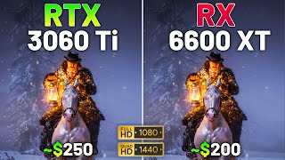 10 Games on RTX 3060 Ti vs RX 6600 XT in 2024  1080p amp 1440p [upl. by Helga]