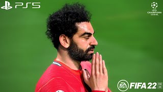 FIFA 22  Inter Milan vs Liverpool  UEFA Champions League 2122 RO16 Full Match PS5 Gameplay  4K [upl. by Fante]