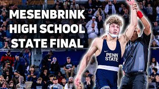 Penn State Standout Mitchell Mesenbrink Wins Wisconsin State Title [upl. by Vernice789]