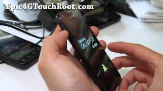 How to Install ClockworkMod Recovery Touch For Epic 4G Touch [upl. by Ahcrop]