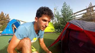 Ferrino Lightent 1  Light Weight One Man Tunnel Tent Review and Assembly [upl. by Ellives]