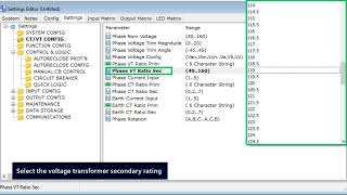 PRO Tips Reyrolle 7SR10 Parameterizsation CT and VT [upl. by Lauer]