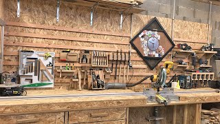 Jaménage un mur French cleat dans mon atelierIm setting up a French cleat wall in my workshop [upl. by Renie405]