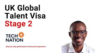 How to apply for the UK Global Talent Visa Stage 2 easily [upl. by Eibot]