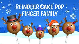 Reindeer Cake Pop Finger Family RB Kids Nursery Rhymes  Christmas Songs  For Children [upl. by Fayola]