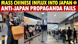 Mass Chinese Influx Into Japan Spending 300K Each Long Lines at LV CCP’s AntiJapan Efforts Fails [upl. by Dnalor791]