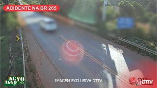 MULHER DEITA NA PISTA NA BR 265 E É ATROPELADA [upl. by Dnumsed]