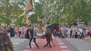 The Palio Of Legnano 2k23  The Parade Of The Contrades [upl. by Grefe83]