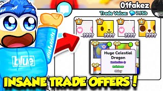 I Got INSANE TRADE OFFERS For My RAREST PET In Pet Simulator 99 [upl. by Mailli]