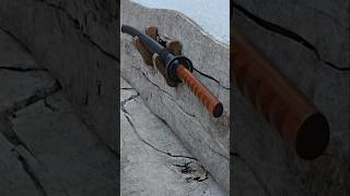 Wooden Wall Mounted Sword Katana Bokken Holder  1 layers  Walnut [upl. by Hobart]