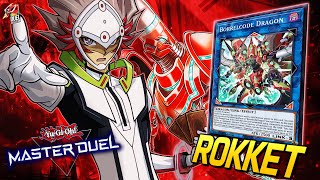 Rokket DECK 🔫  Replays 🎮  Decklist ✔️  Master Duel [upl. by Netsirt]