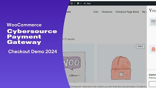 WooCommerce Cybersource Payment Gateway Hosted Checkout Demo 2024 [upl. by Georgy806]