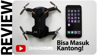 WINGSLAND S6 INDONESIA Drone Lipat 4K Bisa Masuk Kantong [upl. by Pompei220]