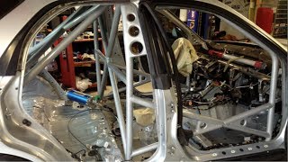 Full Race RollCage  2005 Subaru WRX Wagon [upl. by Christen]