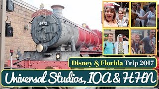 Walt Disney World amp Orlando Vacation Vlog 8  Universal Studios IOA amp HHN  KrispySmore Sept 2017 [upl. by Aramen884]