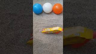 MIGIMIGI WAFER KRIM CHEESE AND COLORFUL BALLS 😁 youtubeshorts shortvideo trending [upl. by Nirrek]