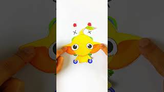 Yellow pikmin type beatguess pikmin’s eyesdiy paper puzzle gameshortstiktok [upl. by Iosep]