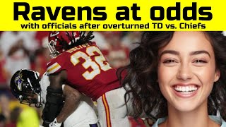 Ravens at odds with officials after overturned TD vs Chiefs [upl. by Dara933]