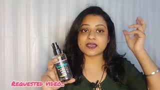 M caffeines hair tonic review Requested video KALPNA ALL IN 1 [upl. by Hibbs]