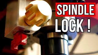 Make a Homemade Spindle Lock for Your Milling MachineSieg [upl. by Sheela]