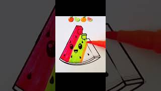 🍎🍋‍🟩🍊🍉 satisfying creativity mix art  viral  ytshorts  shortfeed  YouTube  short [upl. by Noirda]