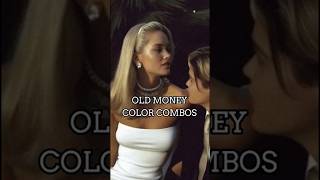 Old Money Color Combos oldmoneyoldmoneyaesthetic menfashionoutfitideas fashion [upl. by Unhsiv]